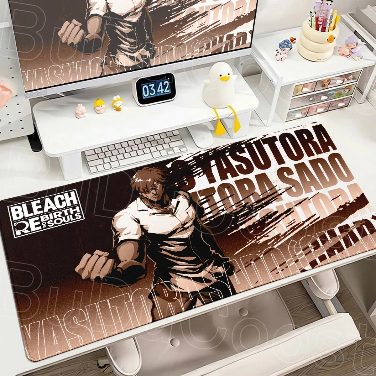 Bleach Rebirth Of Souls Sado Yasutora Mouse Pad 90x40cm Computer Gamer Keyboard Cabinet Carpet Extended Desk Mat Rubber Mousepad