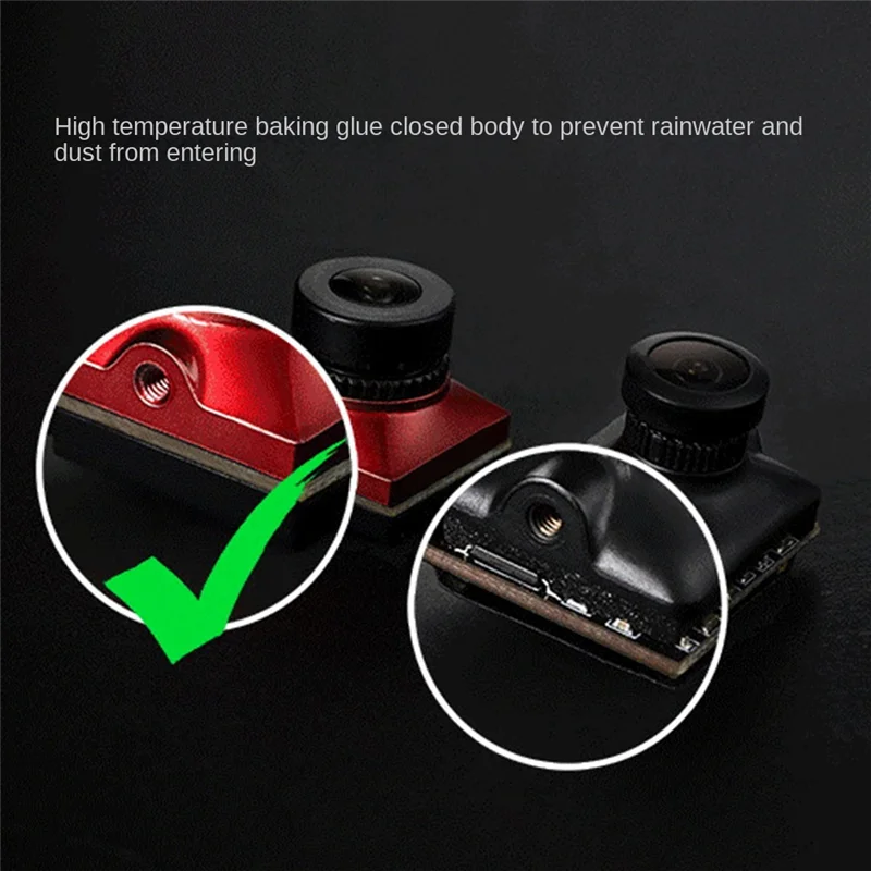 

VO-19X19mm For Ratel 2 1/1.8Inch Starlight 1200TVL NTSC PAL 16:9 4:3 Switchable Super WDR FPV Micro-Camera For FPV Racing,A Dura