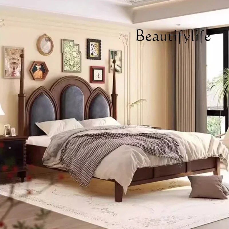 

Twin Cama De Casal Home Unique Modern Bed Solid Wood Confortable Ltalian Style Quality Designer Bed Wedding High End