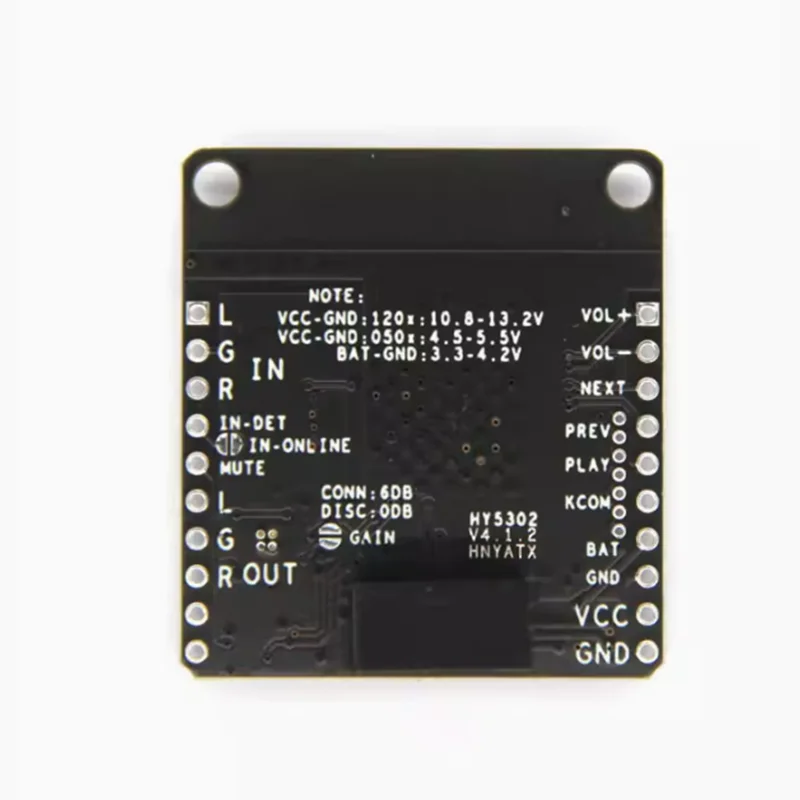 1pcs QCC5125 V5.1 BT Board LDAC Lossless Low Power Consumption with AUX Headphone Amp APTX/APTXLL/APTXHD