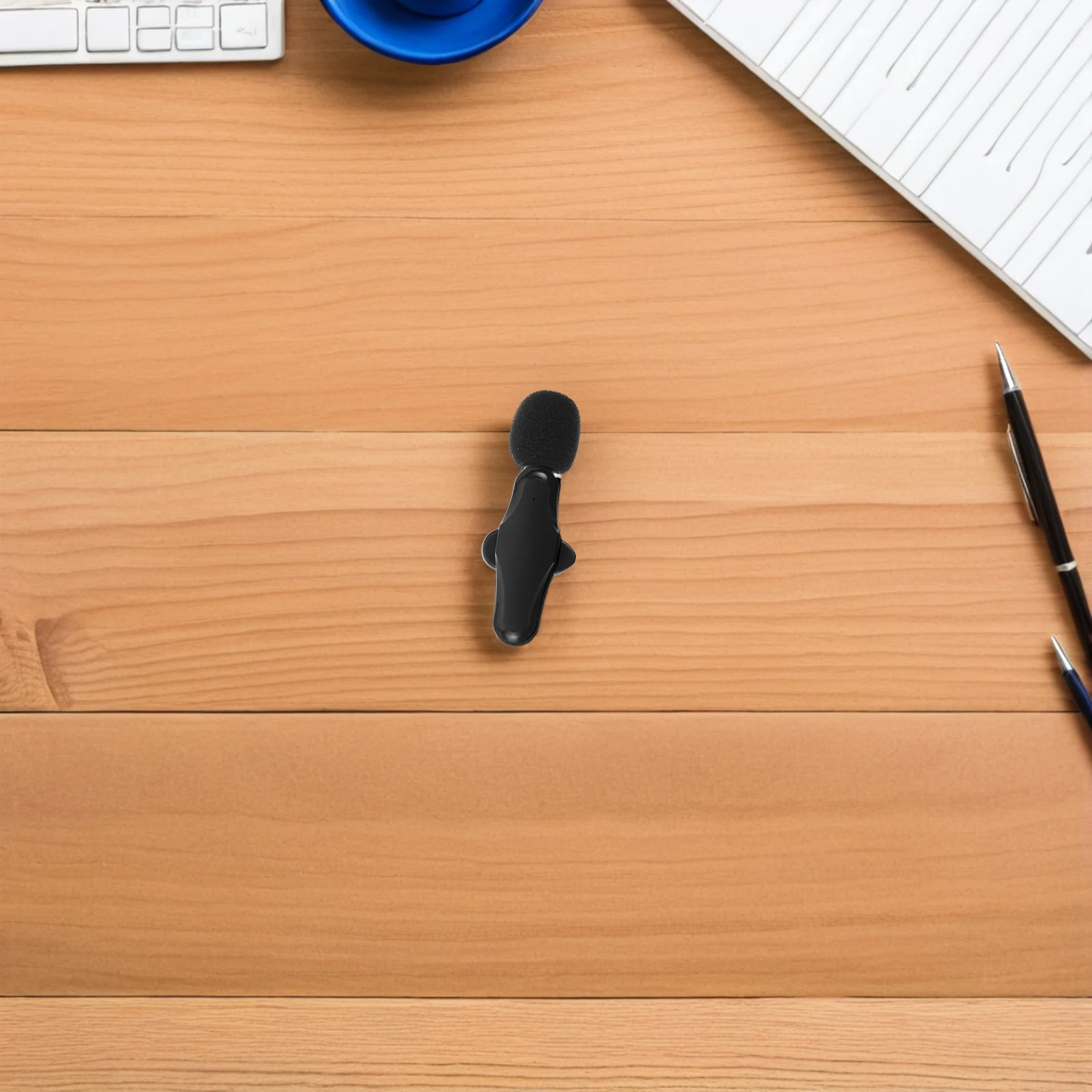 1 conjunto de sistema de microfone de lapela sem fio, microfone de lapela tipo para câmera de smartphone, transmissão ao vivo, vlogging, podcasting