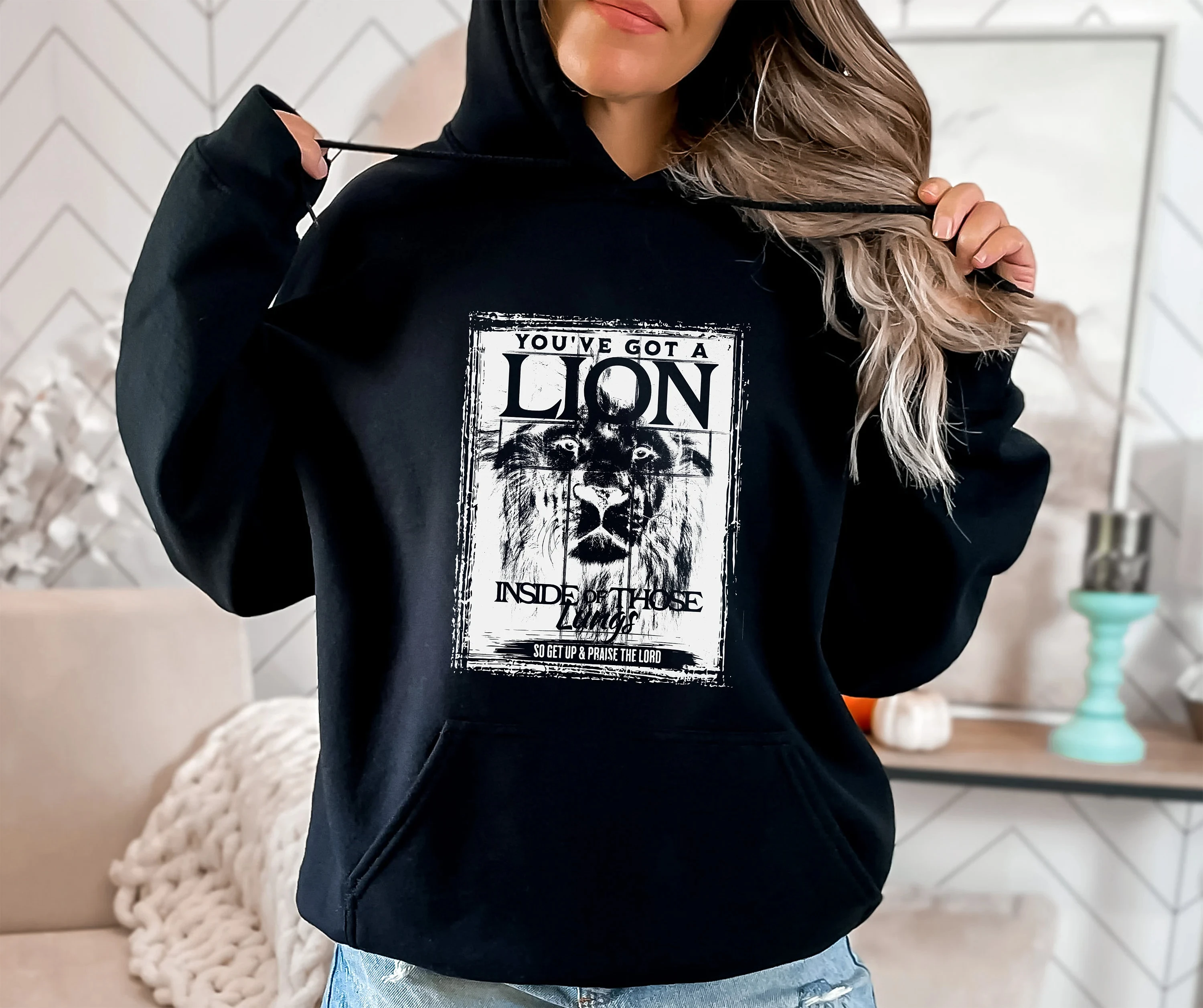 

You've Got A Lion Fiskide Those Lungs Толстовка с капюшоном для женщин Толстовка с длинными рукавами Пуловер унисекс Осенне-зимняя одежда Топы Y2k