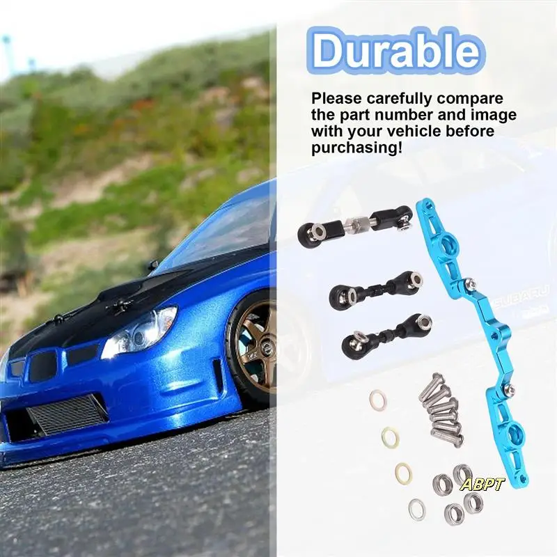 RC Auto Upgrade Stuurset Voor 1/10 Tamiya TT01 RC Auto Upgrade Onderdelen