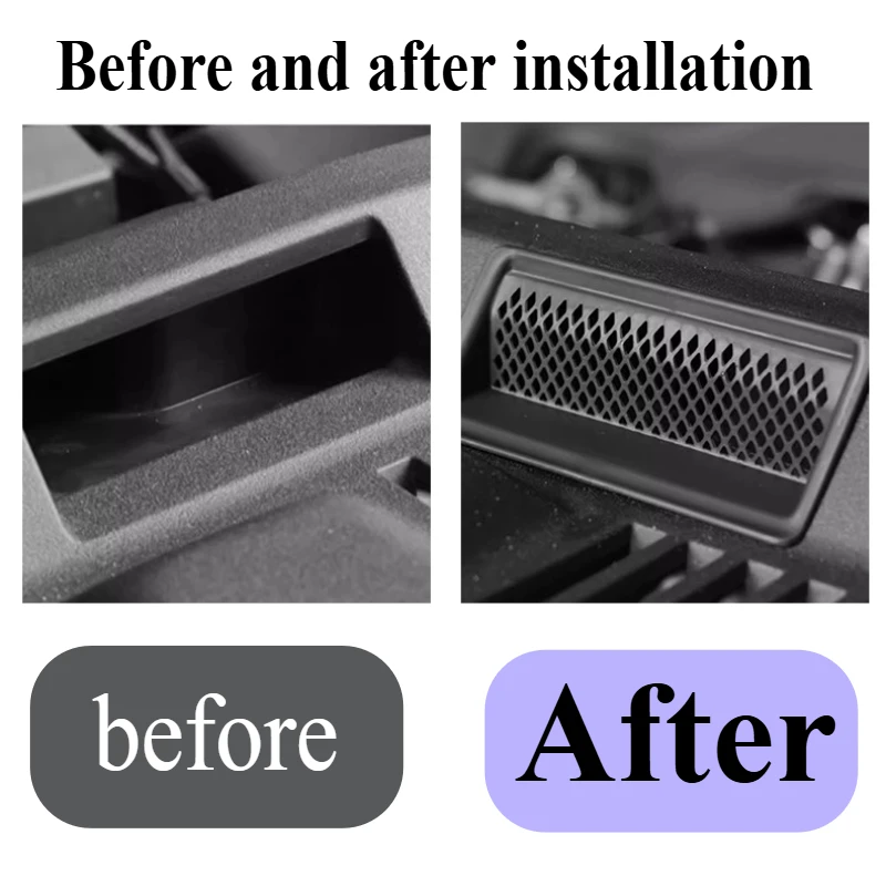 لتويوتا هايلاندر/كراون كلوغر 2022-2024: غطاء حماية شبكة المحرك-ملحقات ديكور الجسم لواقي الحطام ABS #2