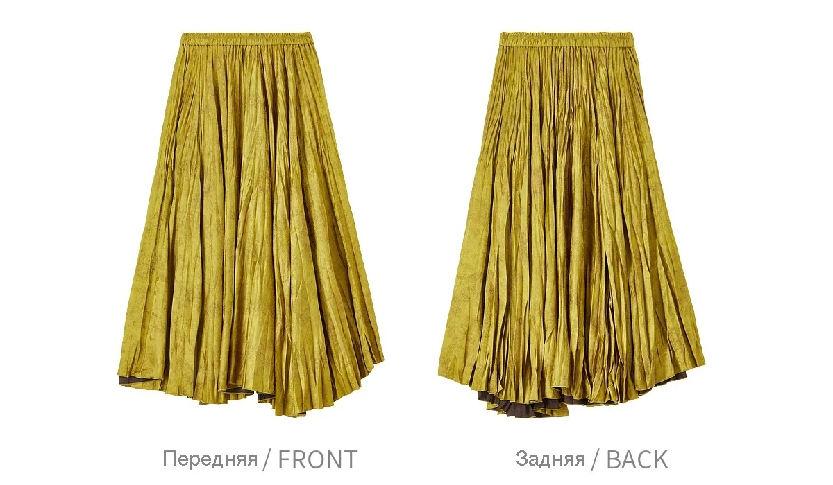 SENTUBILA Damen Eleganter Langer A-Linien-Faltenrock Doppelseitiger Jacquard 2026 Herbst Büro-Pendlerrock Damen 163QB8367 – Detail 21