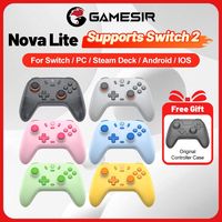 GameSir Nova Lite Gamepads PC Switch 2 Gaming Controller for Nintendo Switch 2/1 Steam iOS Android with Hall Effect Josticks