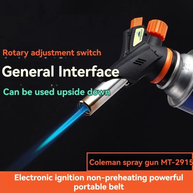 Butane Torch For Charcoal Lighting EN417 Camping Fire Starter Instant Ignition BBQ Torch Portable Outdoor Jet Flame Lighter