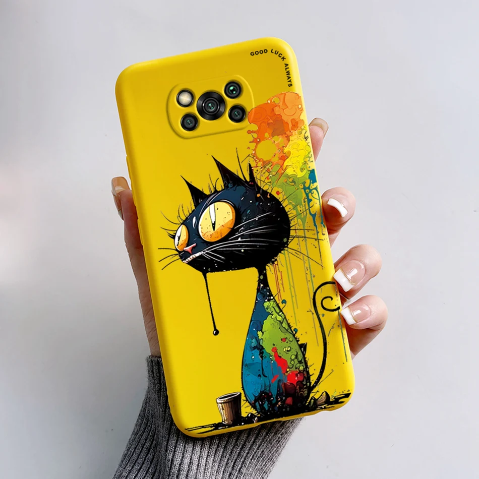 For Xiaomi Poco X3 Pro Case Cute Cat Bear Cartoon Frog Cover Soft Silicone Phone Cases For Xiaomi Poco X3 NFC PocoX3 Pro Fundas