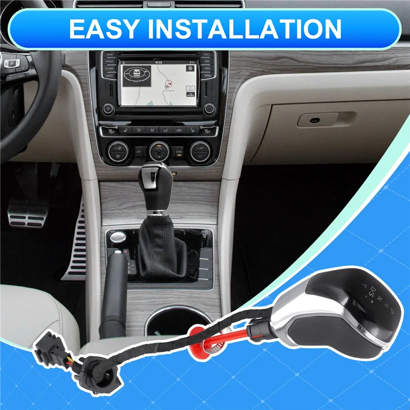 

AB96-автомобильная светодиодная ручка переключения передач для Passat B7/B8 Golf 6/7 Tiguan Skoda Octavia CC Golf