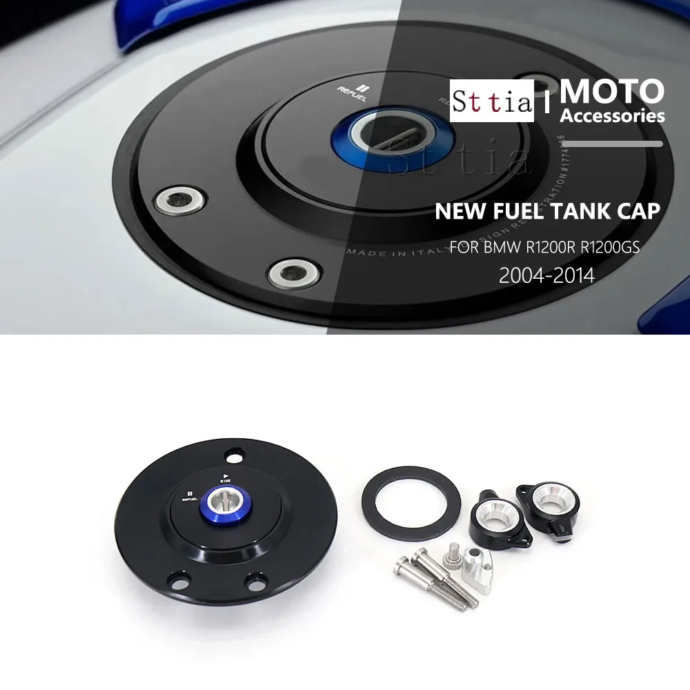 

Motorcycle Accessories Oil Tank Cover Gas Fuel Tank Cap New Fit For BMW R1200GS R1200R 2004-2014 R1200 R R1200 GS Tank Caps