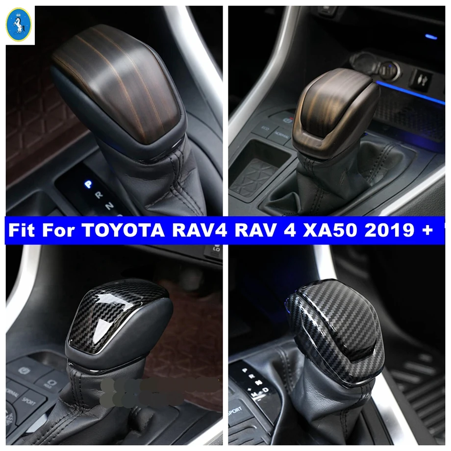

ABS Auto Gear Shift Handle Head Knob Cover Trim For TOYOTA RAV4 RAV 4 XA50 2019 2020 2021 2022 2023 2024 Interior Accessories