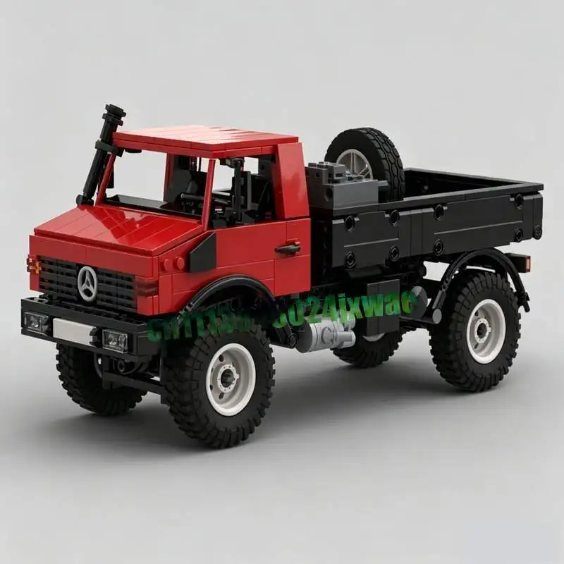 817PCS MOC Off Road Truck Model Custom Puzzle Assembly Building Blocks Heavy Duty Utility Vehicle Educational Toy Transport Gift