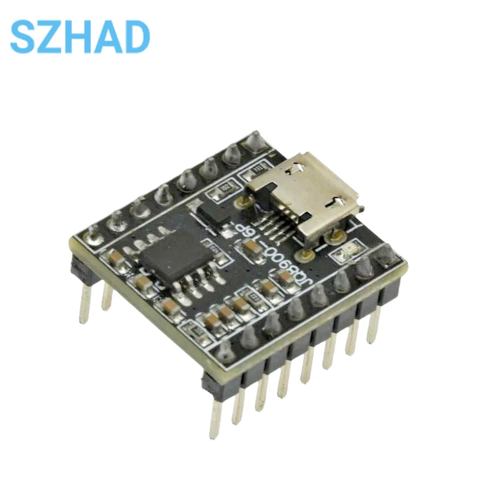JQ8900-16P MCU Serial Port Control MP3 Voice Sound Module Música MP3 Módulo Transmissão Voz Inteligente