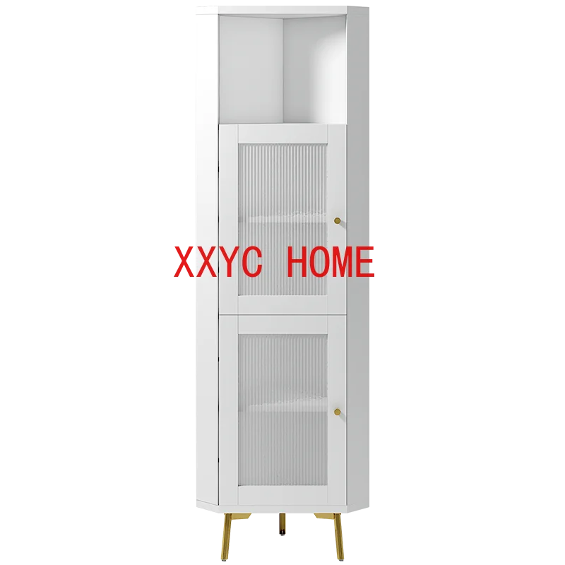 

Simple Modern White Living Room Bedroom Corner Wine Cabinet