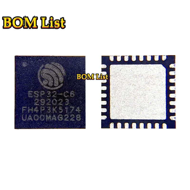 ESP32-C6 ESP32-C6FH4 ESP32-C6-WROOM-1 Module 2.4G WiFi 802.11ax BT5.0 WiFi6 ESP32-C6-WROOM-1-N4 4MB 8MB 16MB ESP32-C6-WROOM Chip