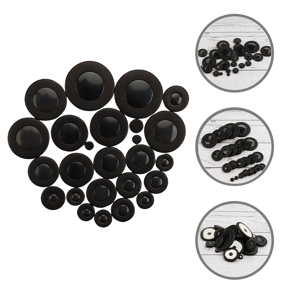 

25 pcs Durable Faux Saxophone Key Pads Replacement Kit Wear-Resistant Easy Install Cushion Mats For Saxophone Repair