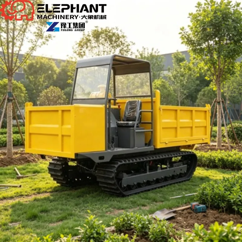 Best Selling Mini Track Dumper MIni Dump Truck Diesel Electric Crawler Mini Dumper view 2