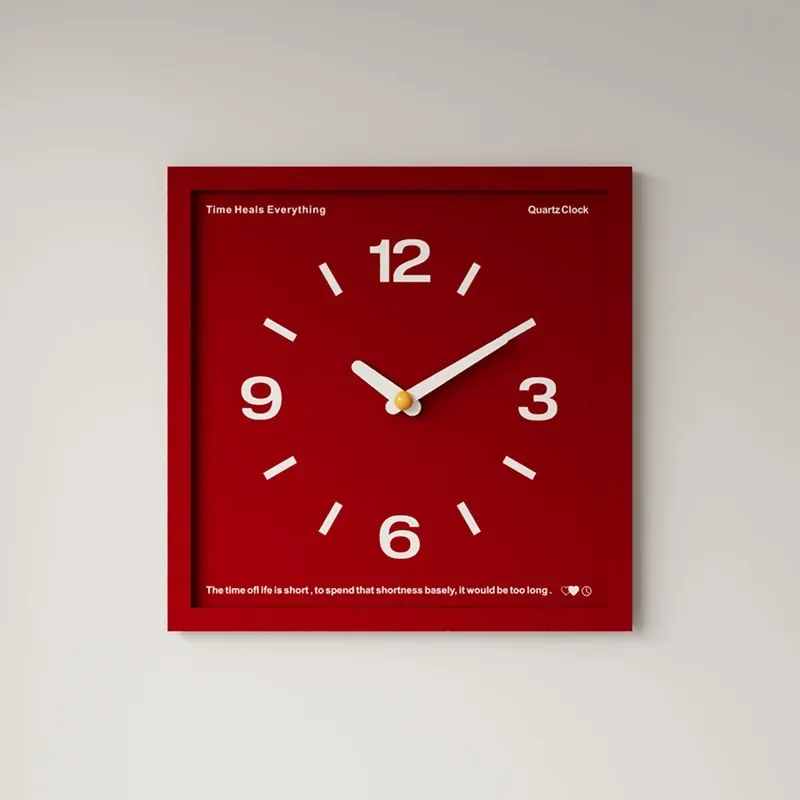 Room Aesthetic Wall Clocks Electronic Digital Wall Clock Home Art Creative Clock Living Room Modern Minimalist Stylish Timepiece