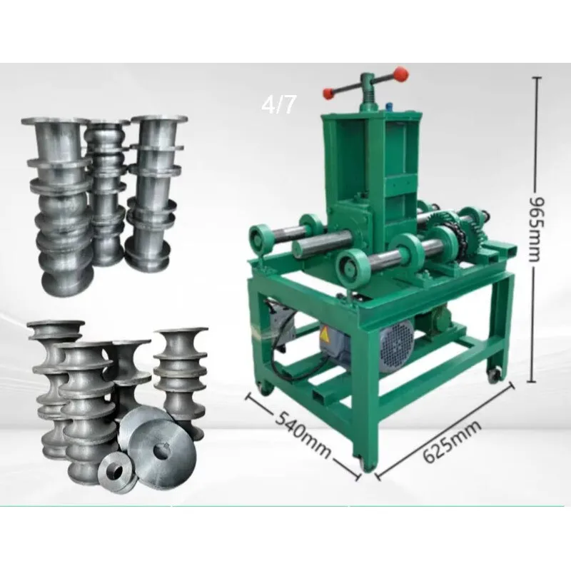 Electric 2200W 380V Steel Rebar 76Mm Round Pipe Bender Die Automatic Square Tube Bending Machine