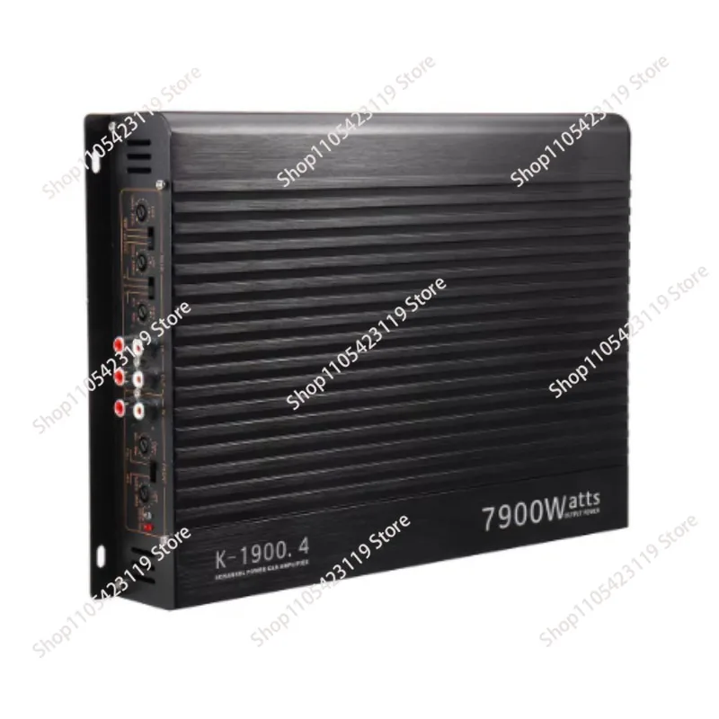Car audio power amplifier K-1900.4 four-way power amplifier 4-channel  7900W car power amplifier