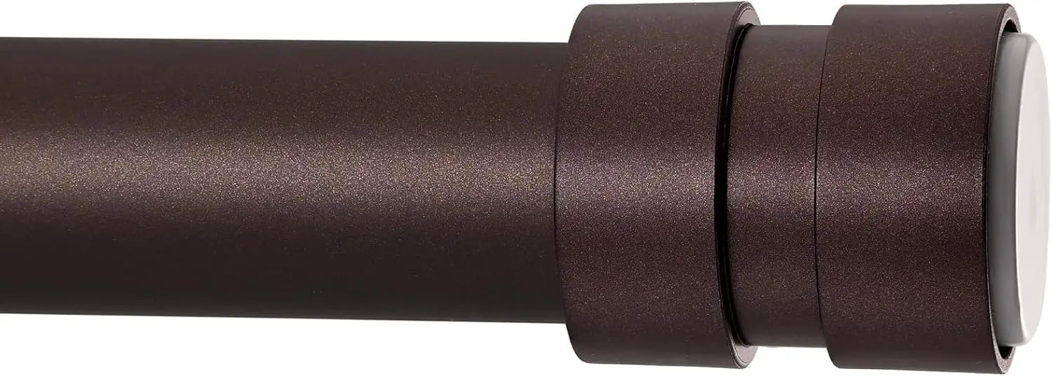 

Tension Curtain Rod Adjustable 32-78 Inch, No Drilling Spring Tension Shower Rod for Window Bathroom, Anti-Slip Matte Bronze