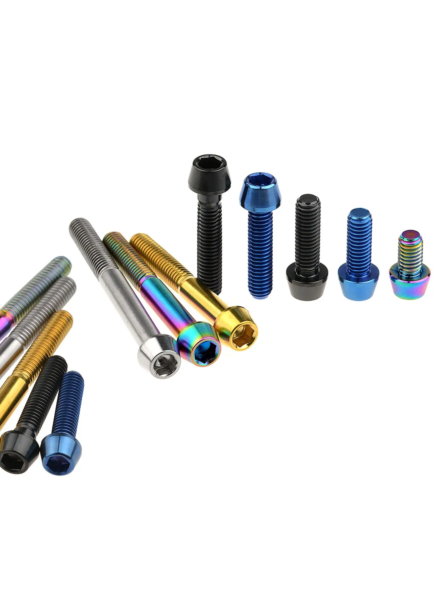 Yaruijia boulon en titane M8x15-70mm DIN912 vis hexagonale Ă tĂȘte cylindrique est utilisĂ©e pour la Modification de voiture de moto