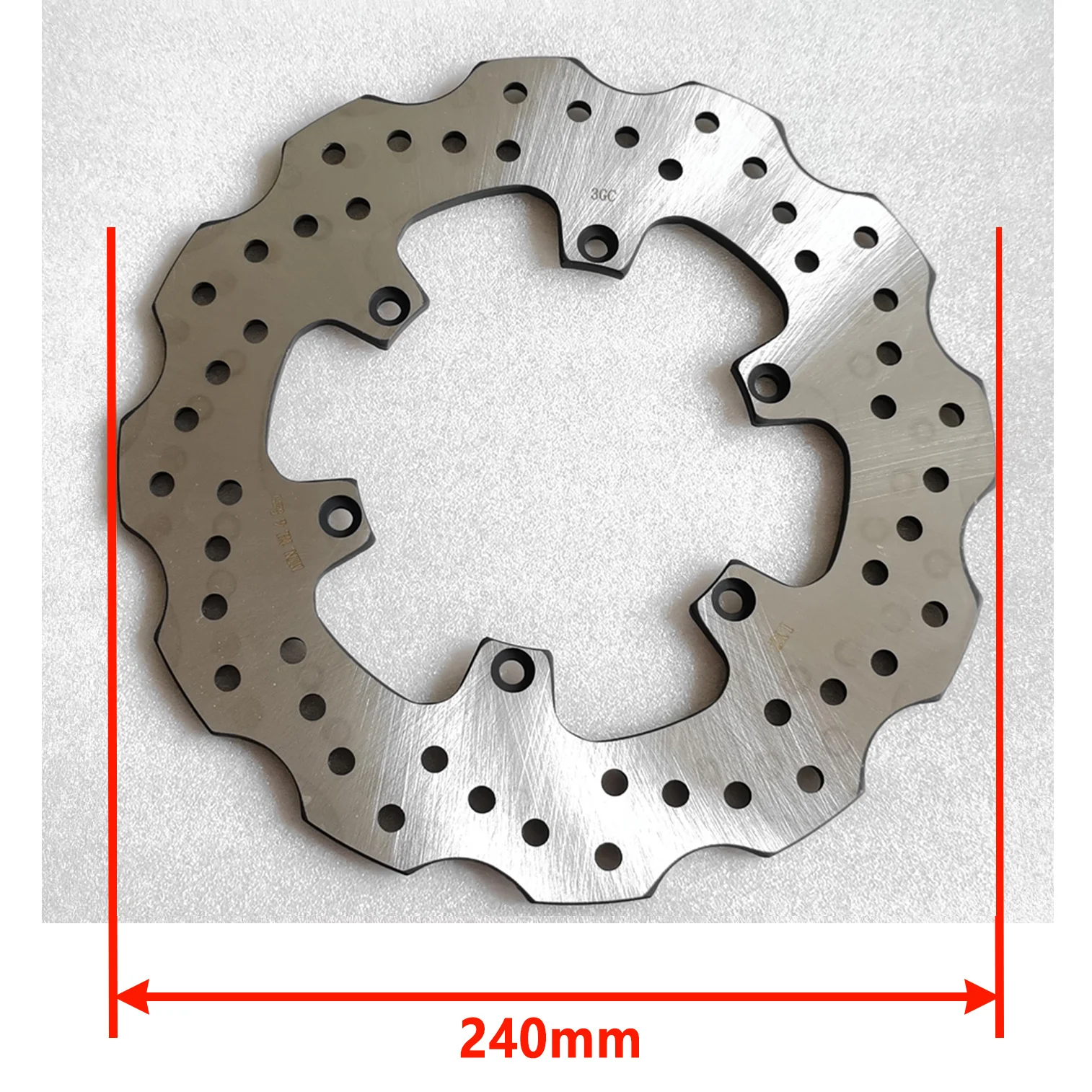 6-Hole Rear Brake Disc (for without ABS Version) 240mm for Benelli BN302 TORNADO TNT300 BJ300 STELS 300 TNT150 TNT25 TNT250 302S