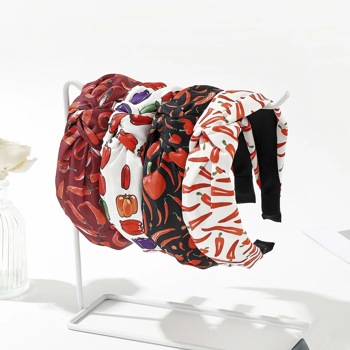 

Specialty Craft Supplies Jalapeno Mexico Pepper 2026 Summer Wraps Wide Headband Hair Accessories Woman Head Band