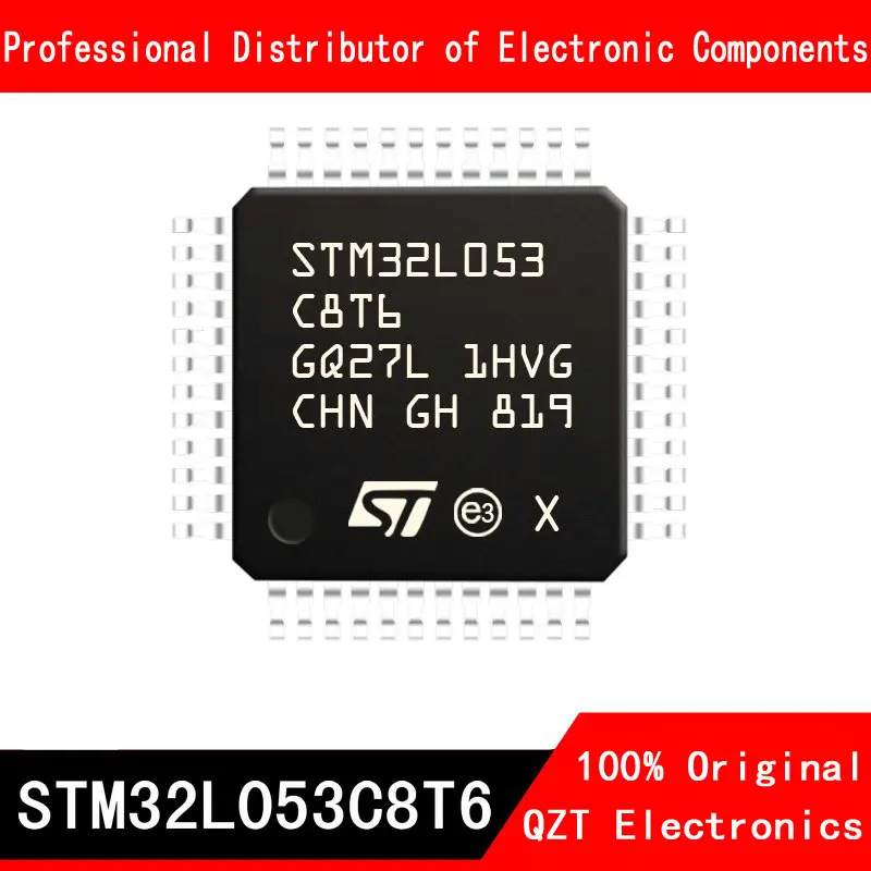 10 pièces/lot STM32L053C8T6 LQyen STM32L053 LQFP-48 nouveau original en Stock