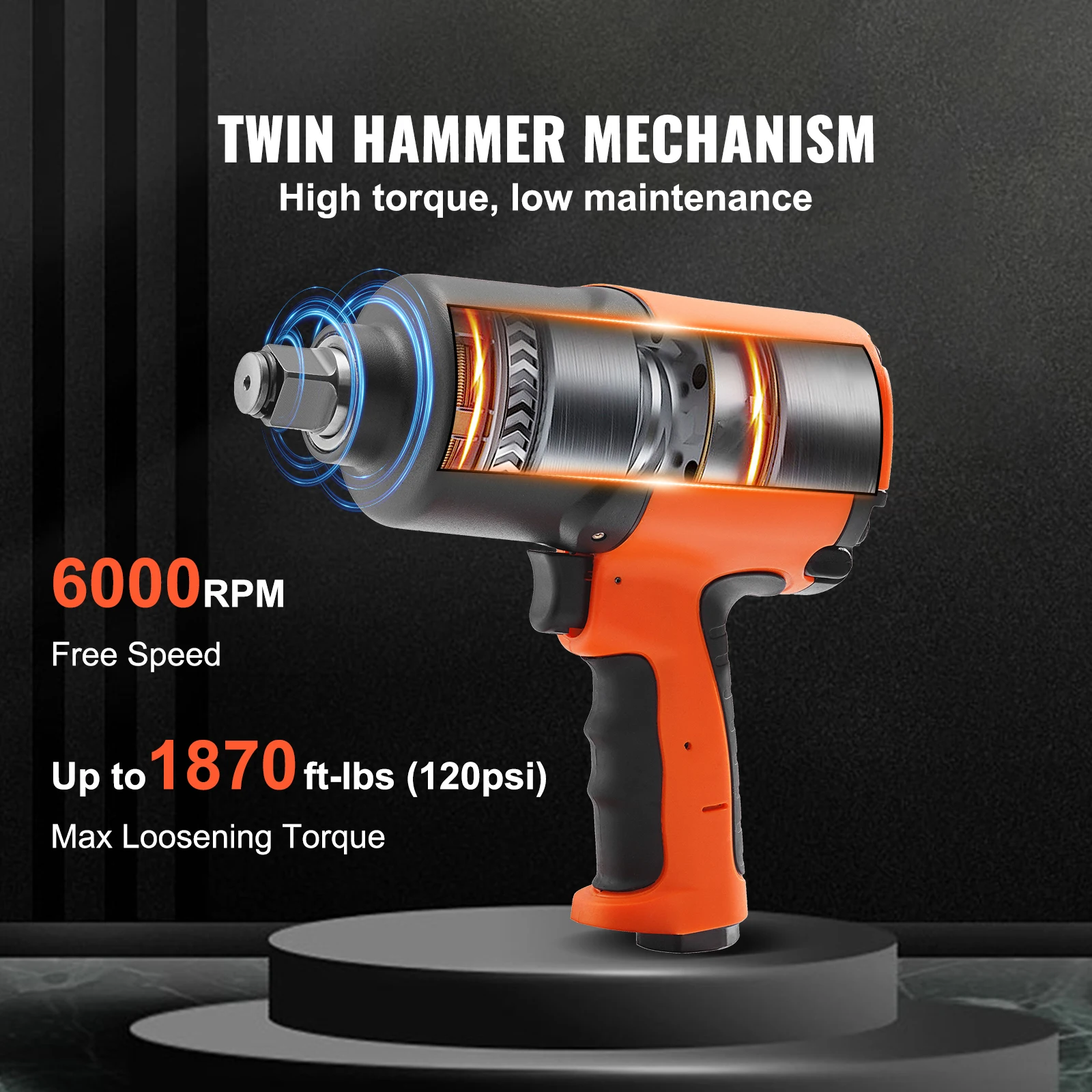 SucceBuy Air Impact Wrench 3/4