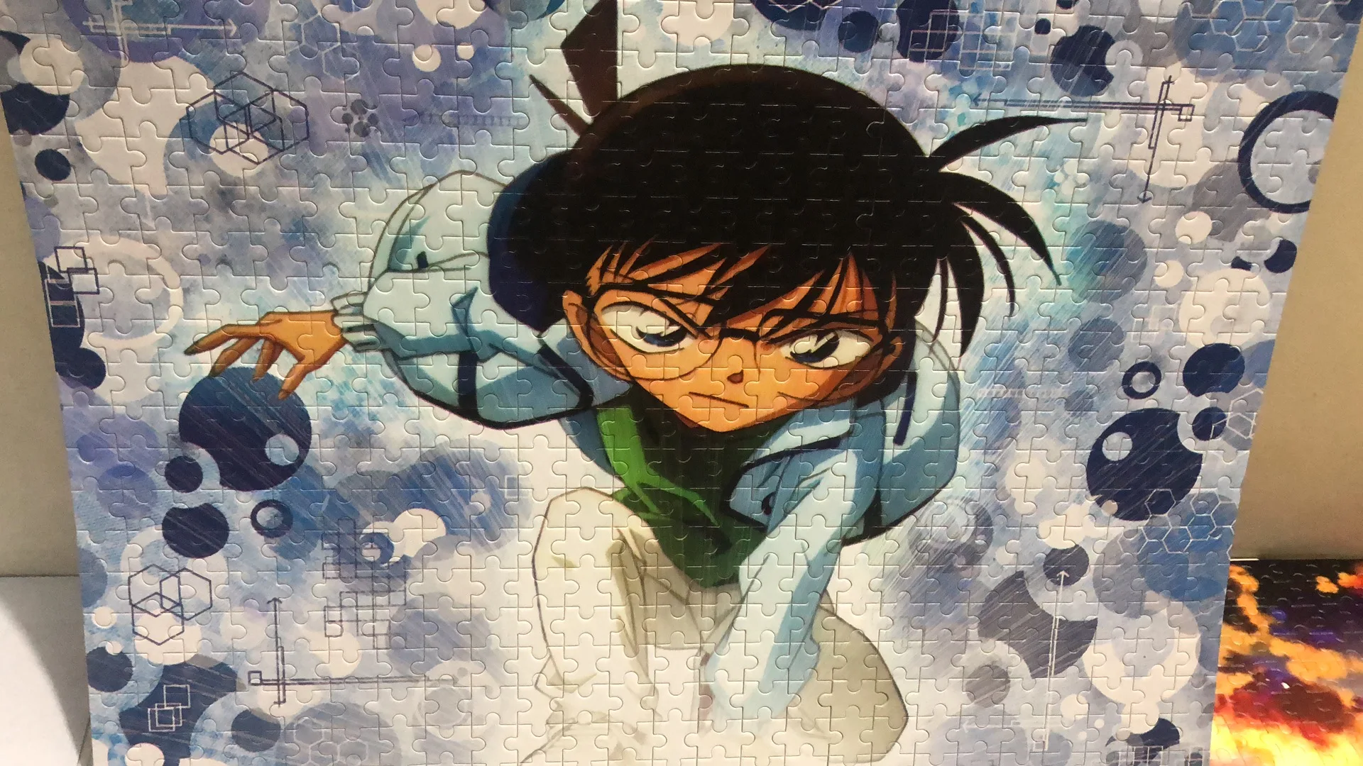 Japanese Anime 500 Pieces Jigsaw Puzzles Detective Conan Diy Large Puzzle Paper Creative Decompress Educational Toys Kids Gifts