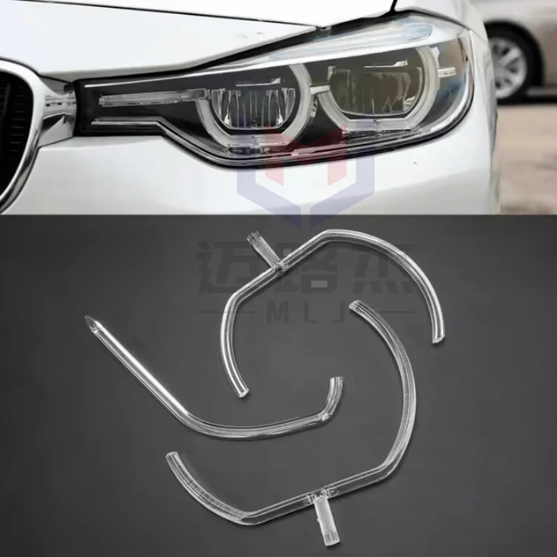 

For BMW 3 Series F30 F35 2016 2017 2018 2019 DRL LED Headlight Guide Light Plate Tubes Daytime Running Lights Car Accessories