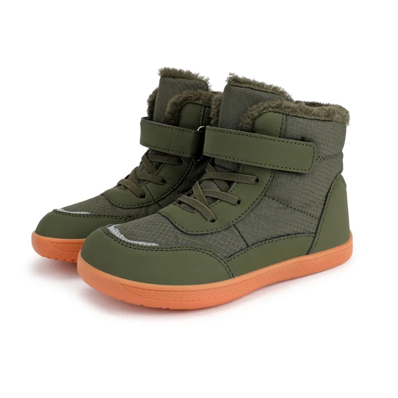 Stivali da neve per bambini con piedi nudi e testa larga |     Semplici scarpe sportive invernali adatte sia per ragazzi che per ragazze |     Scarpe calde i