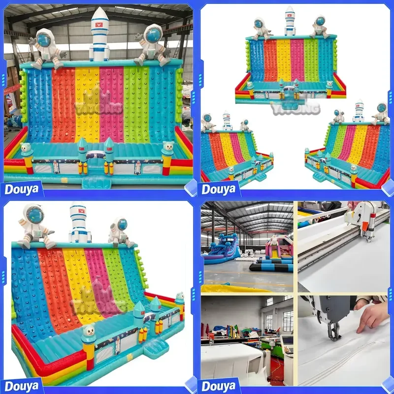 Commercial Inflatable Climbing Wall Construction Themed Jumping House Jumping Castle Indoor Jumping Castle for Kids