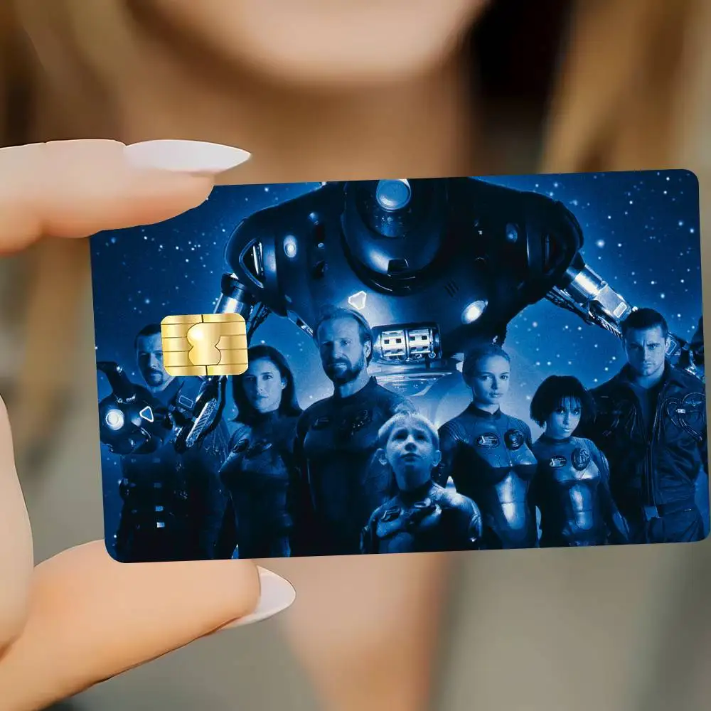 ملصقات بطاقات NF لفيلم L-losts S-spaces غطاء جلدي مقاوم للماء لخصم الائتمان وبطاقة حافلة البنك الأمامية #6