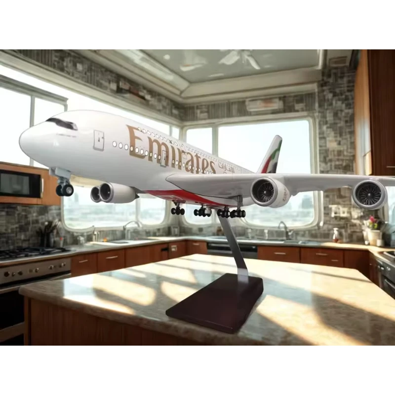 

New 1:160 Scale Model Emirates Expo 2020/2022 DUBAIAUE Airlines Airbus A380/B777 Diecast Resin Airplane Collection Display