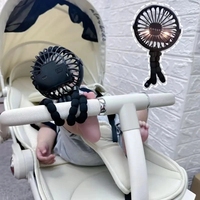 Portable USB Desktop Folding Fan,Outdoor Baby Stroller Handheld Fan, Summer Mute Small Multifunctional Octopus Mini Fan