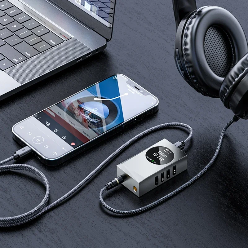 Audirect Team 1 Portable Decoder Headphone Amplifier Team1 Bluetooth USB DAC OPA1612 OpAmp 4.4mm Balanced IEM AMP