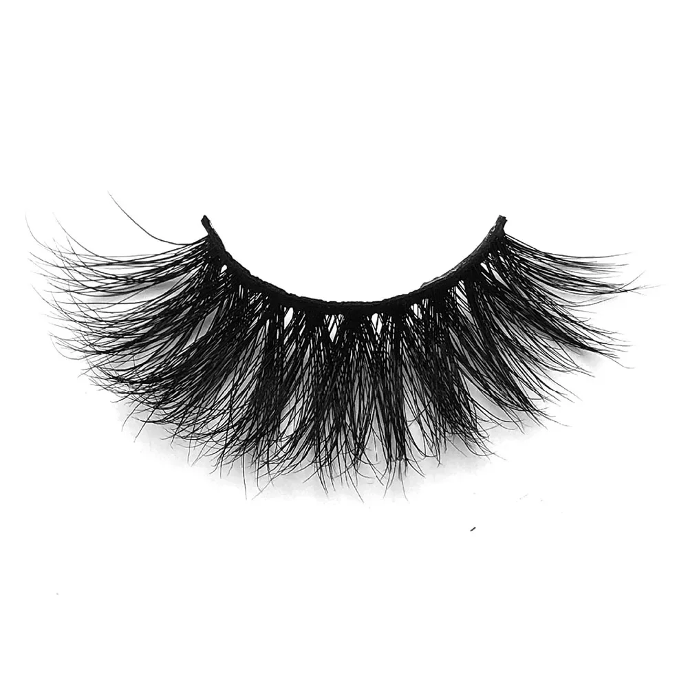 Fluffy Real Mink Eyelashes 22mm False Lashes 3d Full Strip Mink Lashes Factory Direct Sell Wholesale Vendor