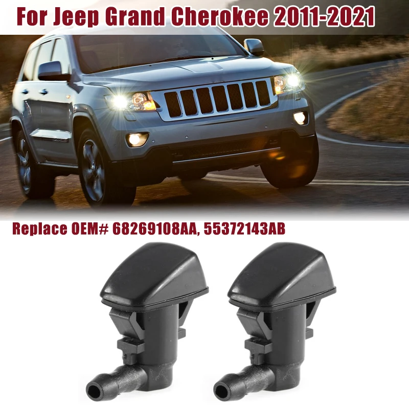 Jet semprotan penyeka pipa kaca depan, untuk Jeep Grand Cherokee untuk Dodge Grand Caravan / Durango # 68269108AA Jet