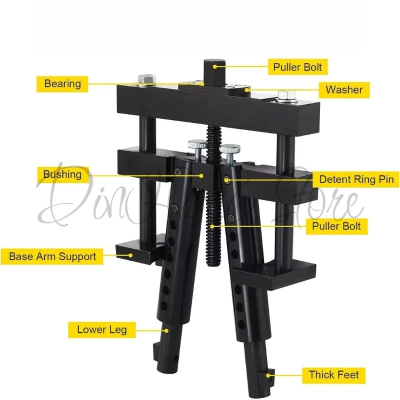 Universal cylindrical liner puller for Cummins Caterpillar Detroit diesel engine disassembly machinery