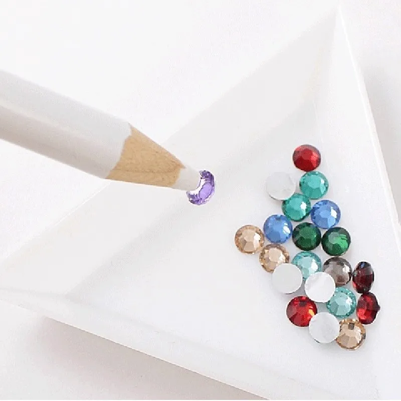 5 Pcs Nail Dotting Pen Picking Rhinestones Gems Drill Crystal Wax Pencil Nail Art Decoration Stones Diamond Picker Nail Art Tool