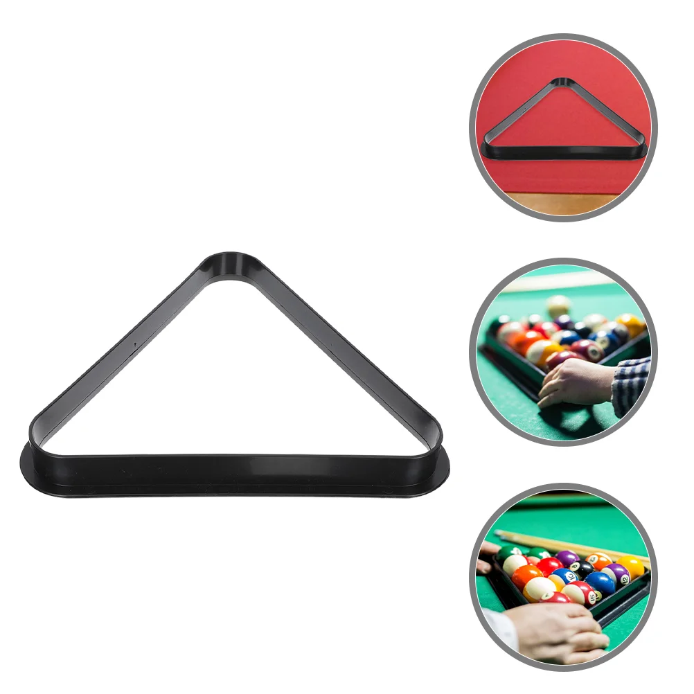 

Games Billiard Balls Holders Pool Table Balls Rack Triangle Billiard Organizer for Club Mini Billiard Rack