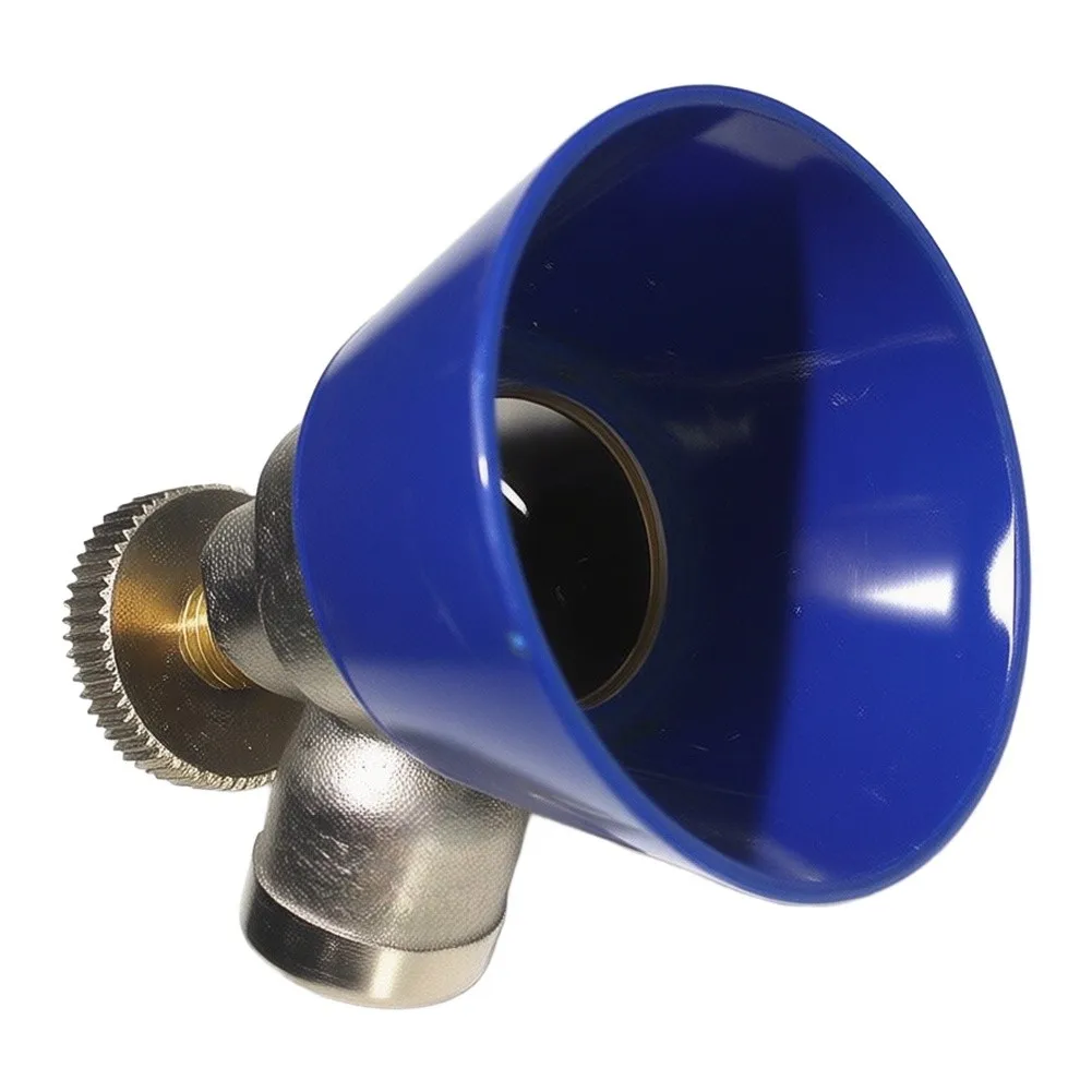 Stainless Steel Garden Sprayer Nozzle with Electric Drive and 45-Degree Adjustable Spray Head for Outdoor Tasks