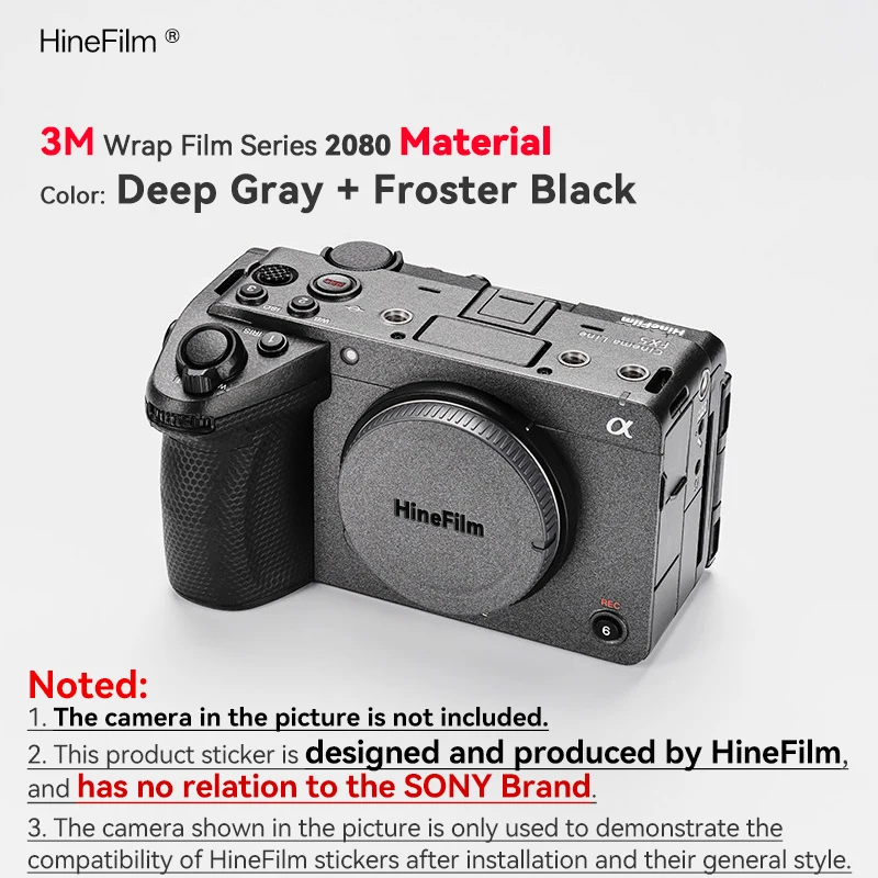 Hinefilm Skin für Sony ILME-FX5 Kamera, Aufkleber für Sony ILME-FX5B Kamera, Dekorfolie FX5 FX5B, Schutzfolie FX 5, kratzfeste Folie – Detail 13