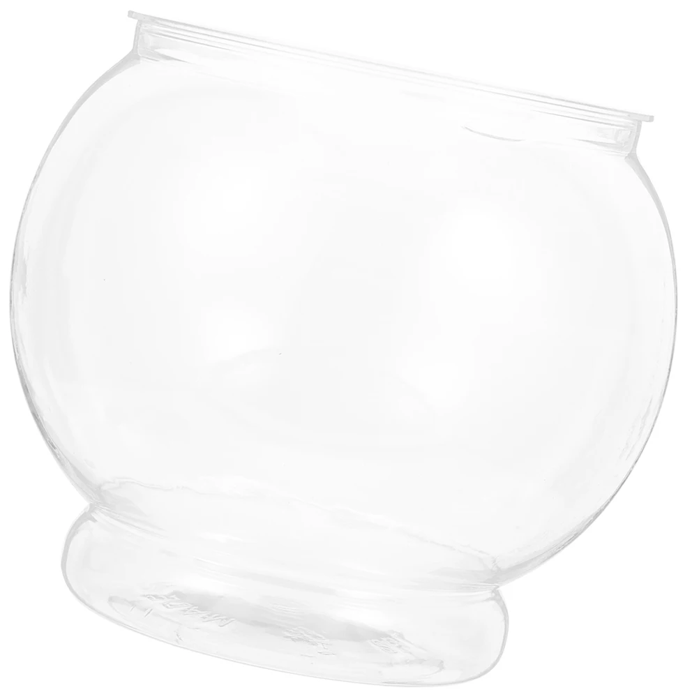 

Transparent Landscape Fish Tank 110B Clear Plastic Globe Bowl Desktop Aquarium Pet Decor Small Round Container