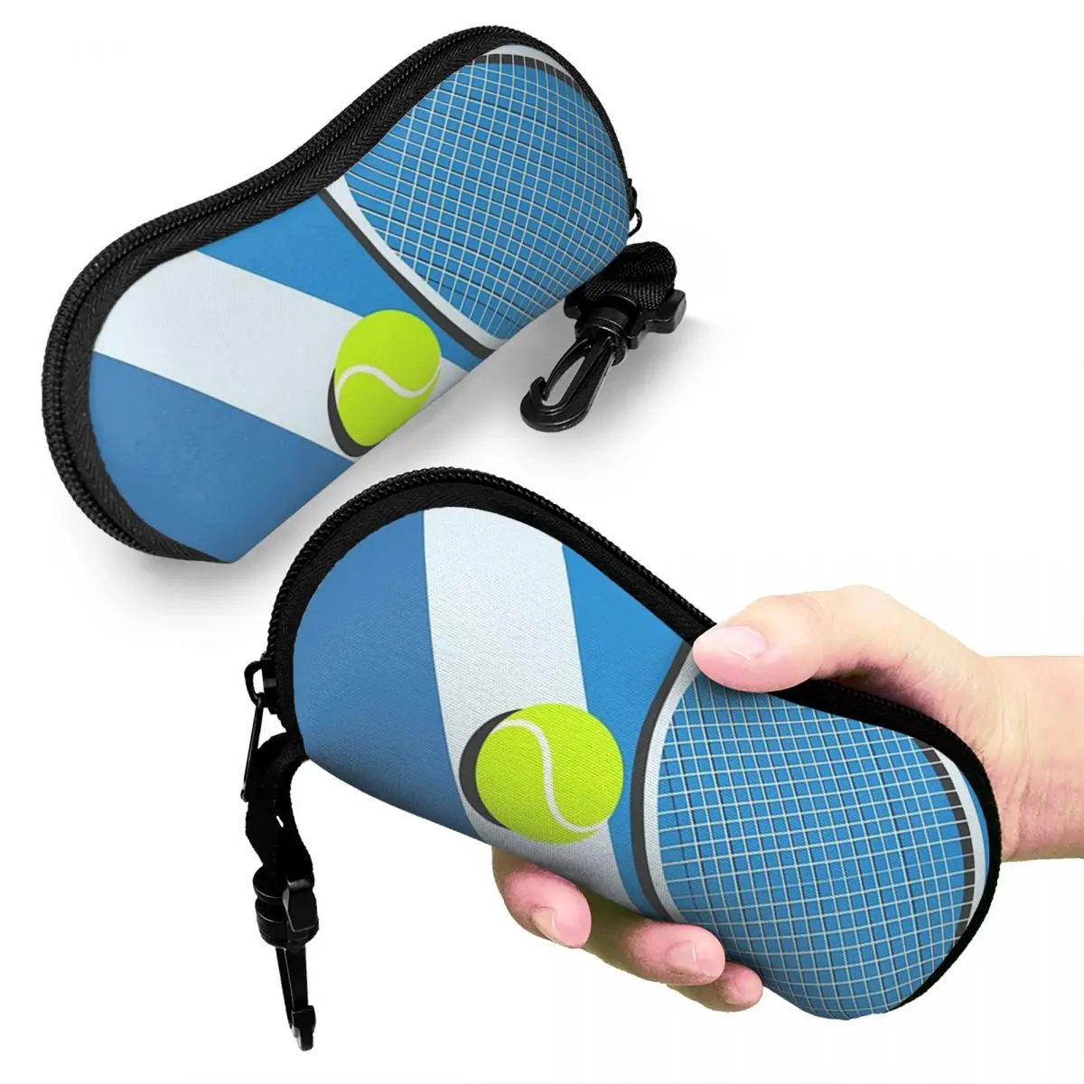 

Australian Open AO Shell Glasses Case Portable Sunglasses Box Women Men Soft Eyeglasses Bag Pouch