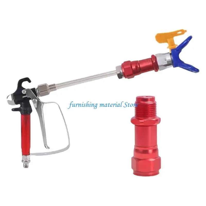 Y5GD Professional High Pressure Airless Sprays Machine Anti Drip Throttle Valves Extension Rod Rotate Universal Tool