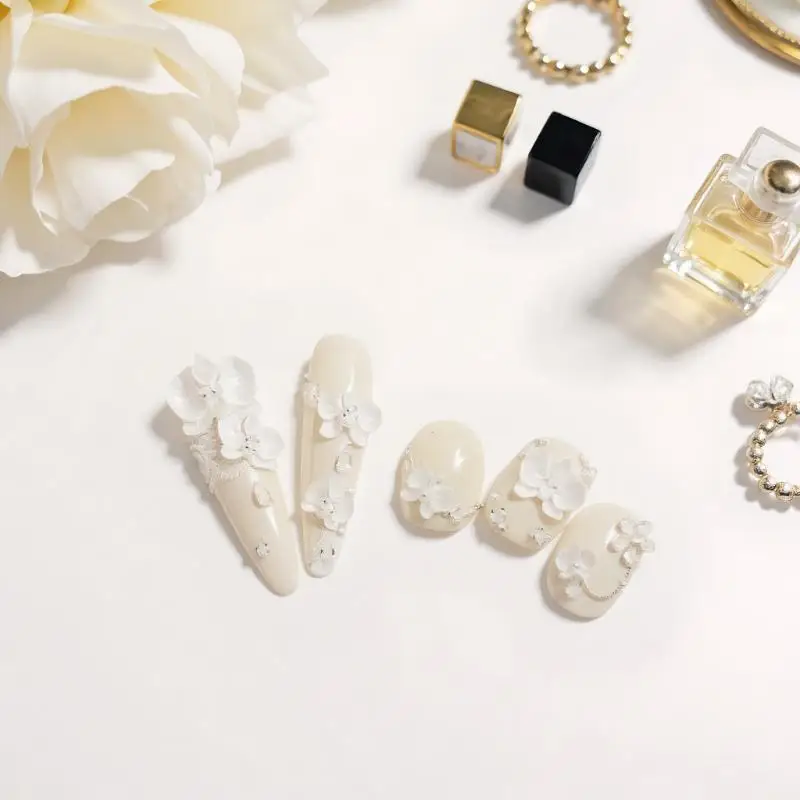 Moule à ongles Design orchidée papillon doux, outil de modèle de sculpture de manucure de fleur de Phalaenopsis 3D, DIY