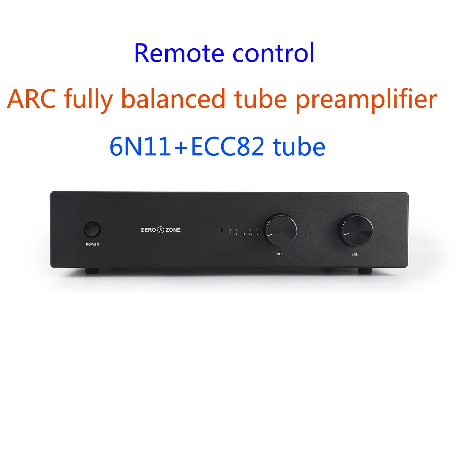 

New arrive remote control ARC fully balanced tube preamplifier 6N11+ECC82 tube amplifier good sound